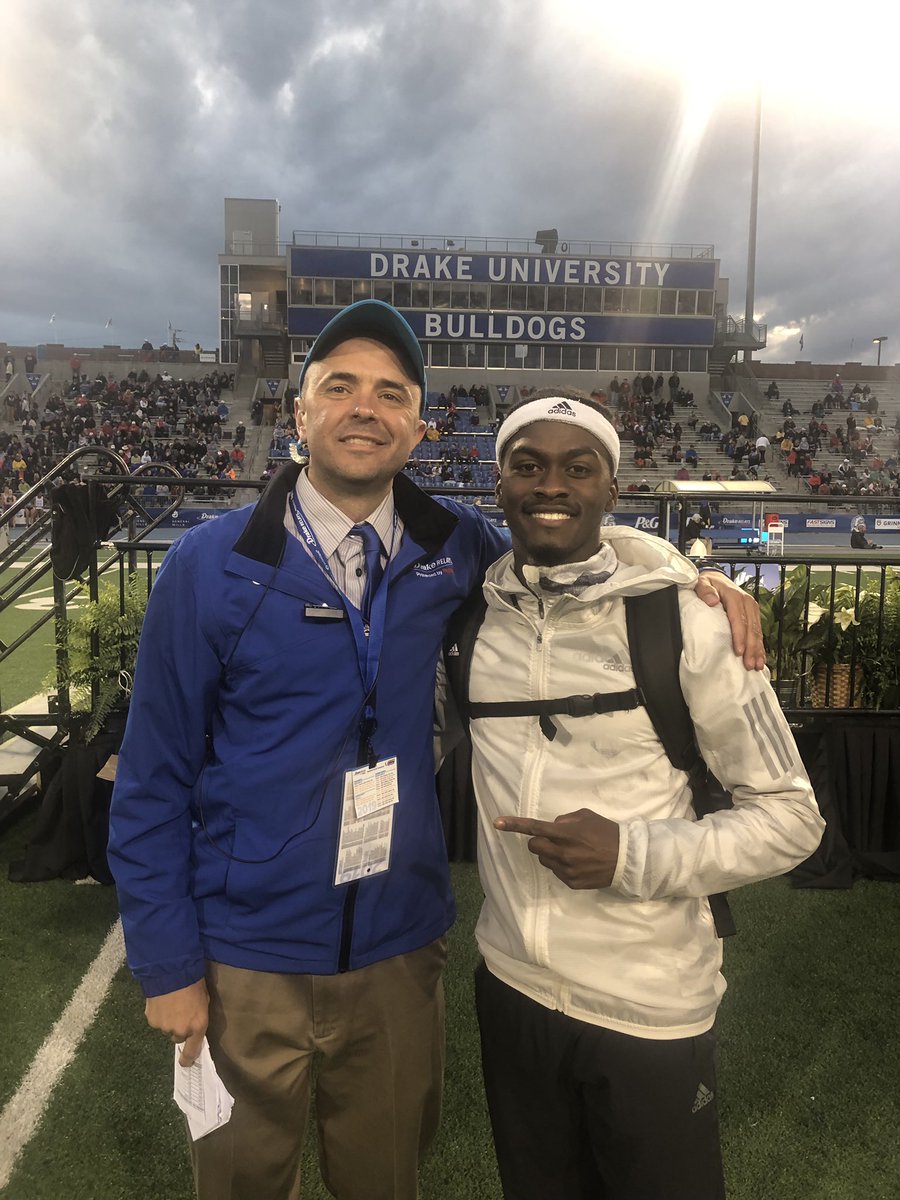 _BCarnes's tweet image. Had a great time this weekend back in Iowa! Just want to say thanks to @DrakeRelays @blakeboldon for having me! Until next time! Shout out to @UNITrackFieldXC @MStueveATC    Always good to see my Uni alum family🙏🏾 #PantherPride #UNITF
