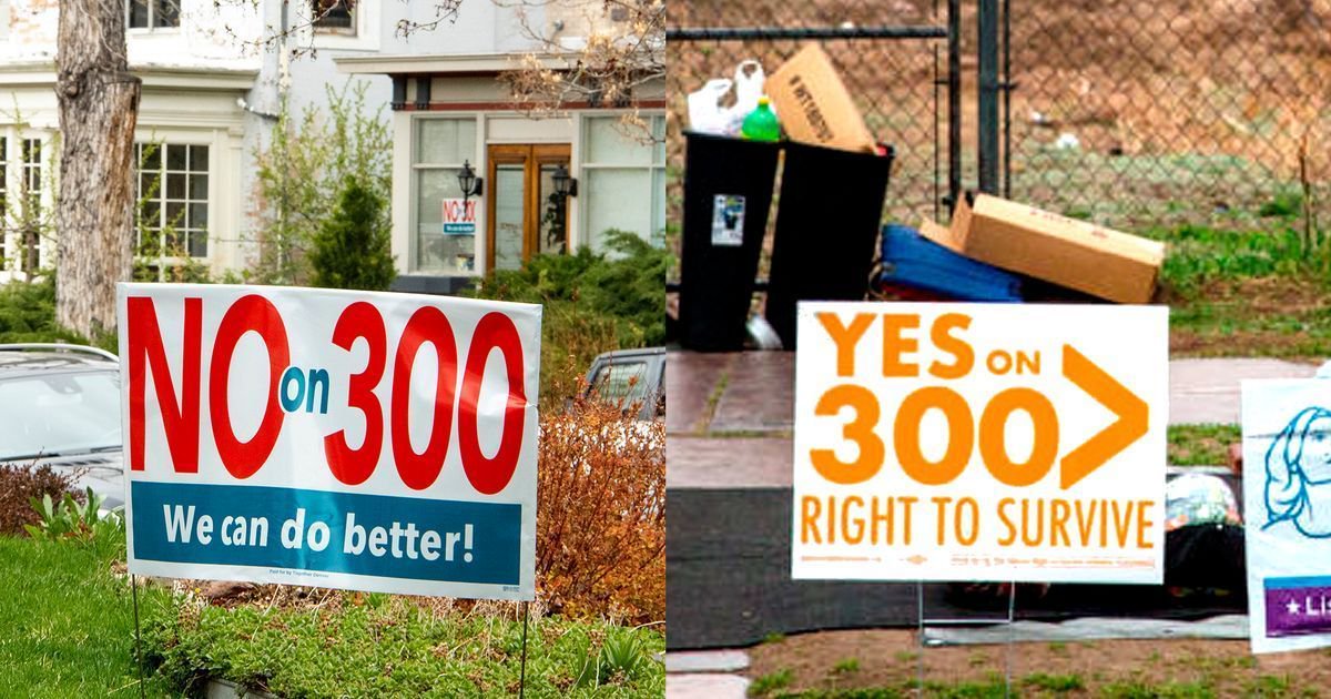 Cpr News On Twitter No On 300 Signs Seem To Be Mysteriously