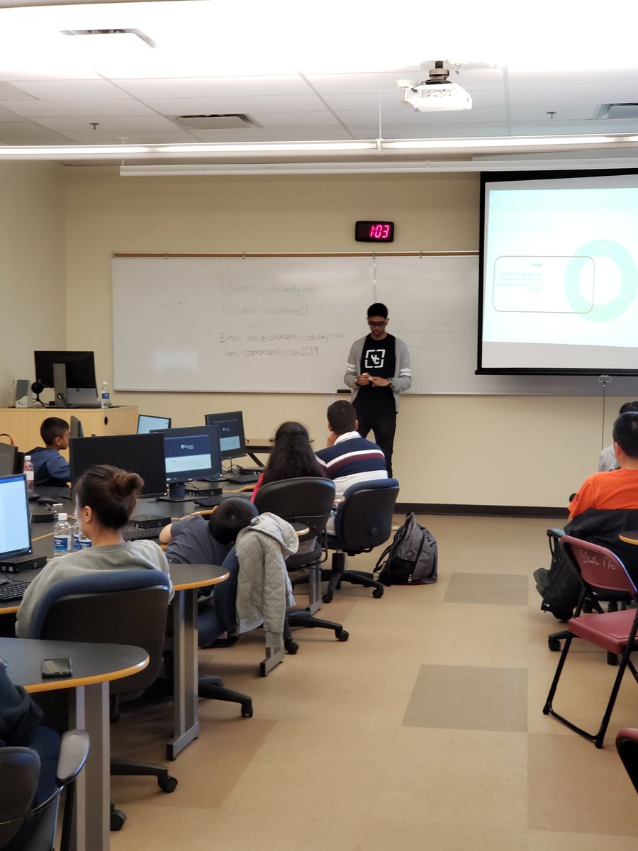 ycomputing's tweet photo. Workshop #2 has just started! This workshop covers wire framing taught by Dhruv Patel. Come check it out @keyanocollege!
@brainstemally
@WestwoodCoders
@FMPSD
@FMCSD
#CSForAll
#communitycodeday
#STEMeducation https://t.co/EAetar3lwr