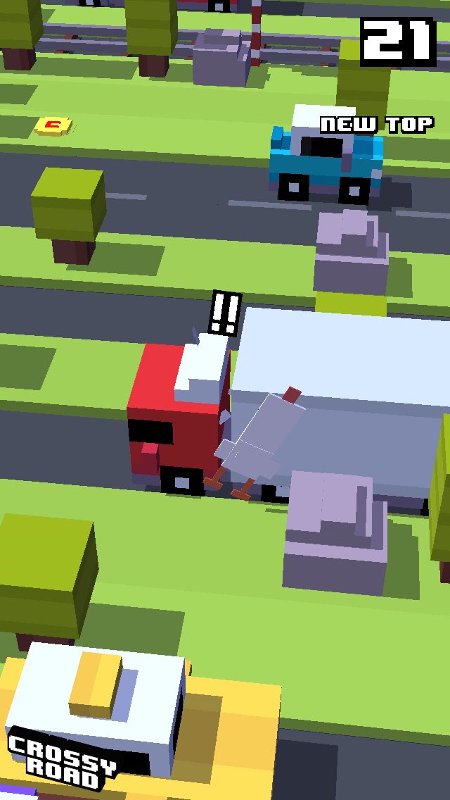 Validusik's tweet image. 21 - мой новый рекорд в #crossyroad! crossyroad.com #