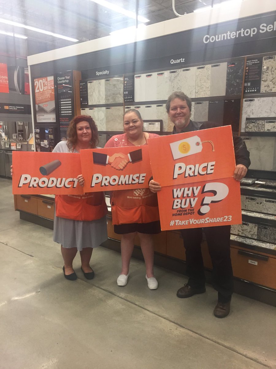 StriblinMike's tweet photo. Making sales happen in Decatur Alabama! W/Clint Dalton (Store Manager), Janie Waldrop (ASM), Takisha Tobea (SASM), Chris Sullins (Operations ASM), Shannon Alexander (Flooring Specialist, and Customer Order Specialist April Free #Takeyourshare23 #Romanoffreno #THD0884 https://t.co/9KIerdIjRC