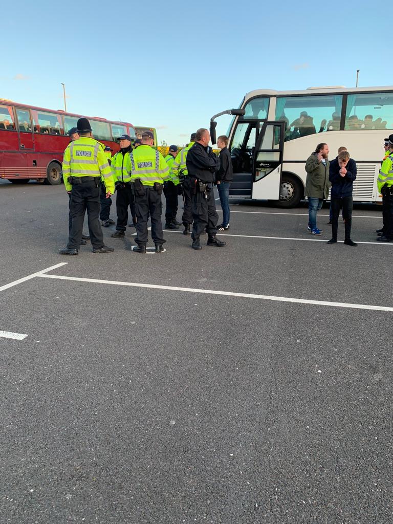 nufcporter's tweet photo. @AwayDays_ when you come out the game and both drivers have been arrested so you're stuck in Brighton https://t.co/gxIPE5PLbD