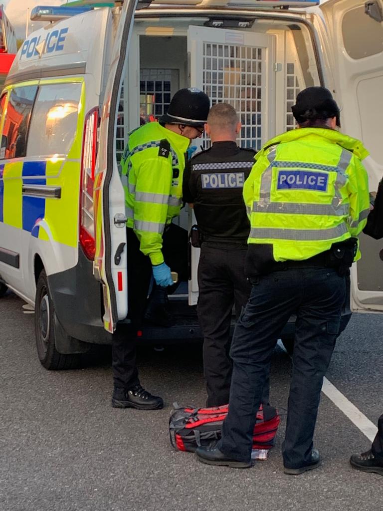 nufcporter's tweet photo. @AwayDays_ when you come out the game and both drivers have been arrested so you're stuck in Brighton https://t.co/gxIPE5PLbD