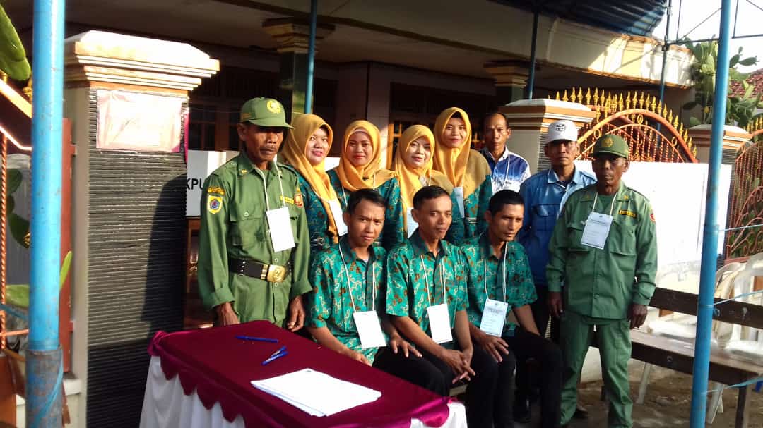 Gadi anggota kpps 3,, alhamdulillah lancar jaya,, 17 april 2019