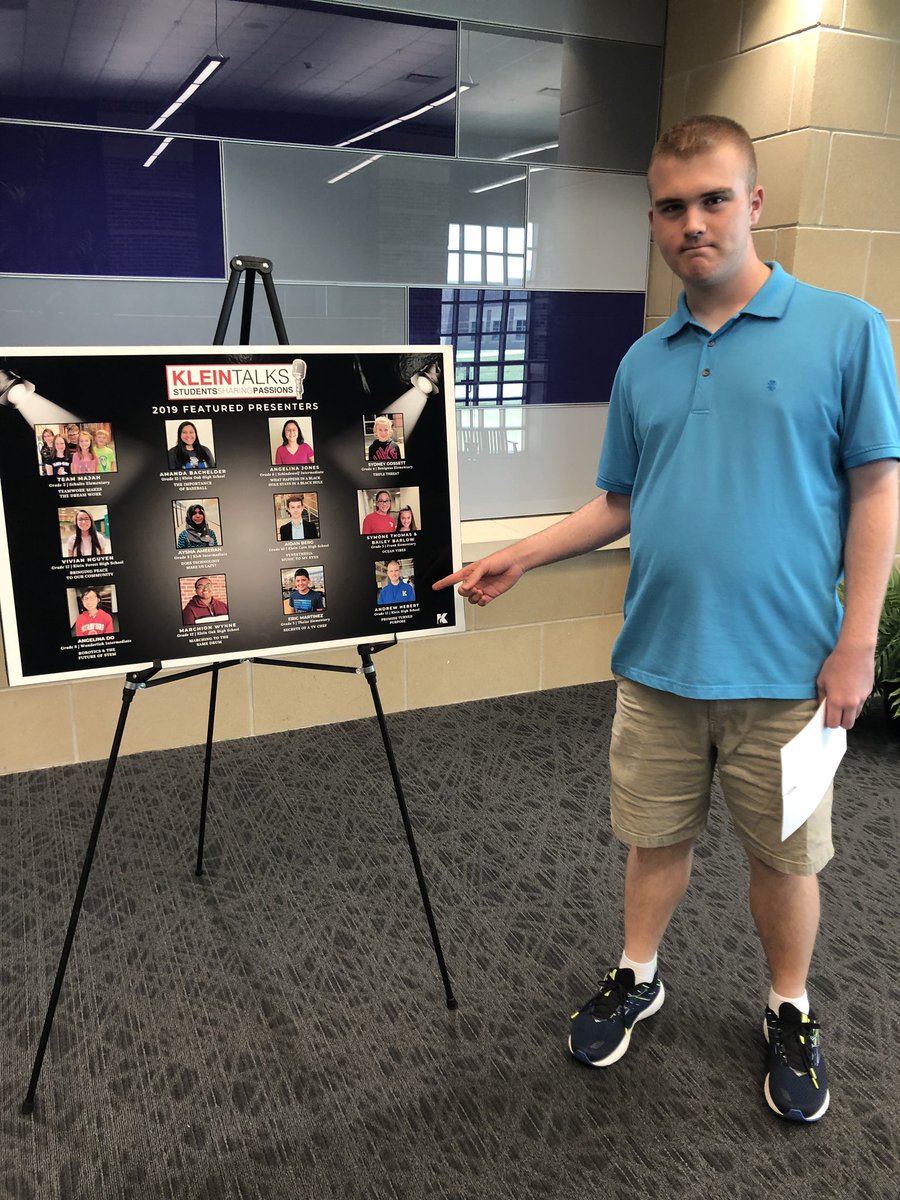 CatBurcham14's tweet photo. Andrew is here for rehearsal! #KLEINTalks2019 https://t.co/pvEmYgAeEd