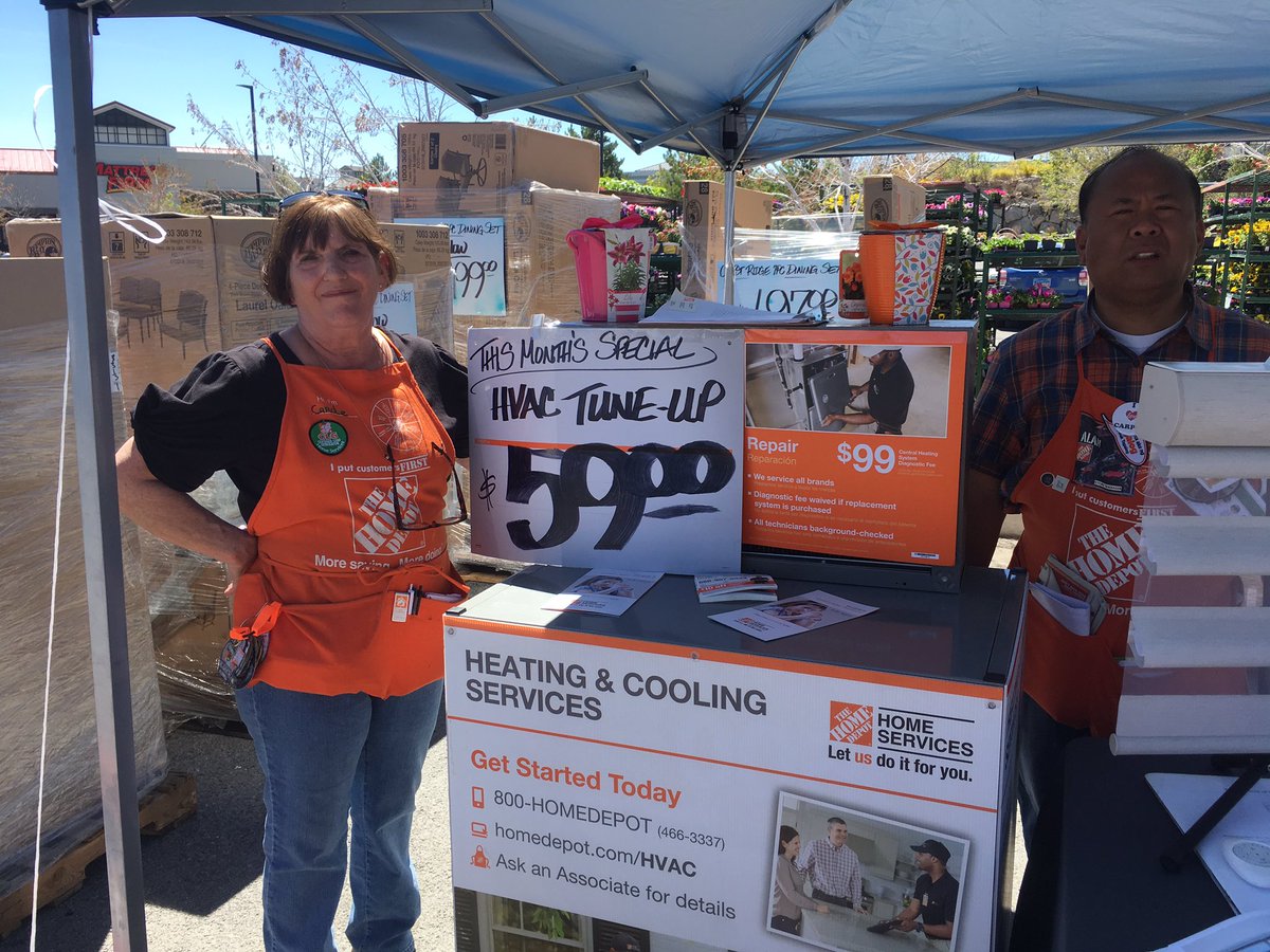 THDSachs's tweet photo. Taking it outside for our HVAC services event.  #3313dreamteam @THD_Jason @MikeSpates https://t.co/CFsrez0rVI