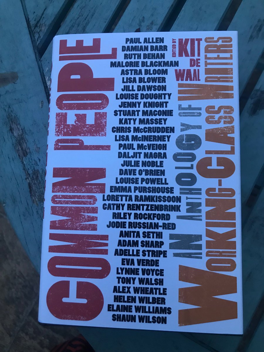 Exciting book post & proud to be in the list of supporters in this BEAUTIFUL book full of writers whom I admire ❤️

#amreading 
#workingclasswriters