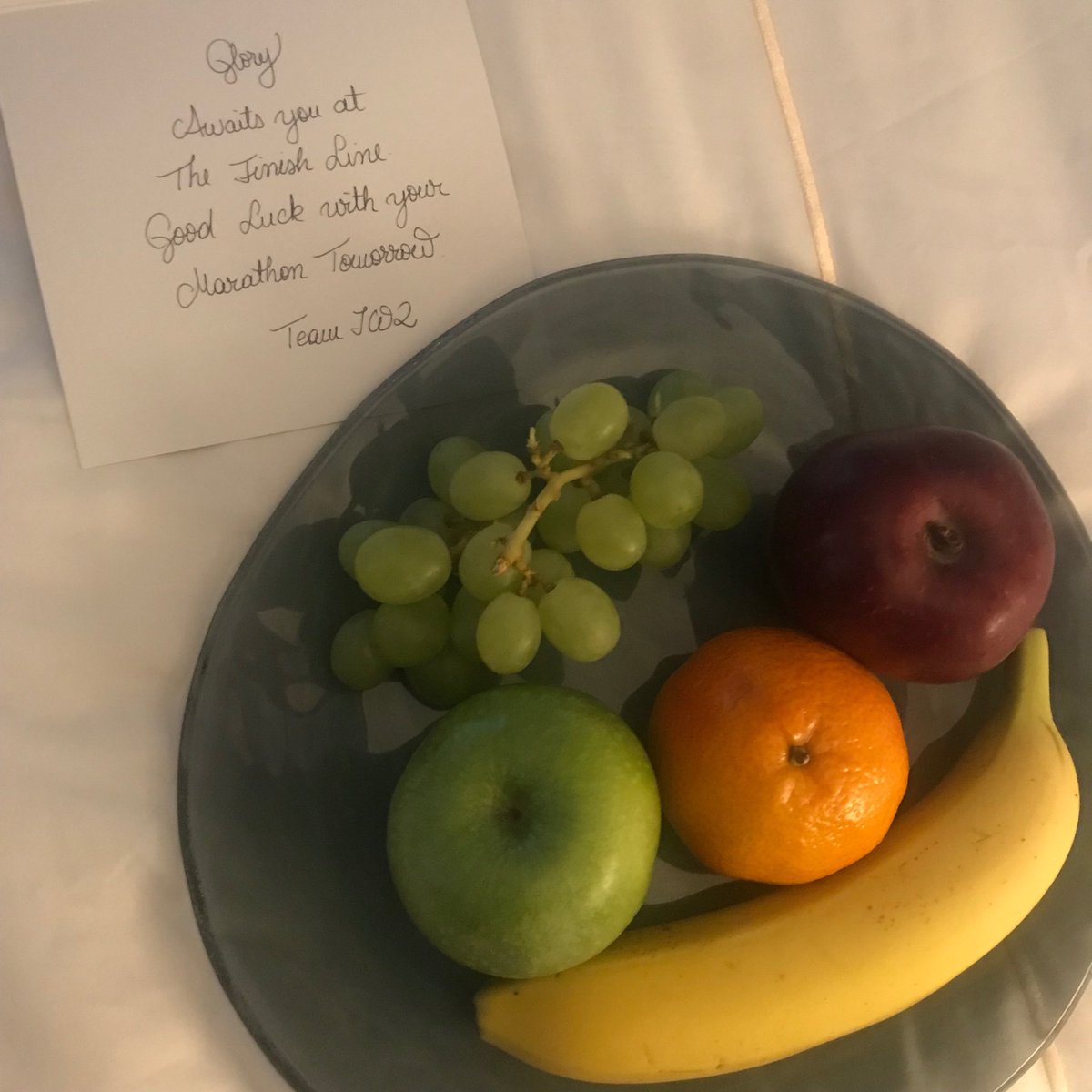 janesohara's tweet photo. This is so lovely! Thanks to @InterConHotels @HolidayInn. Loved staying here. #restandrun #LondonMarathon2019 https://t.co/sshS0HE2u2