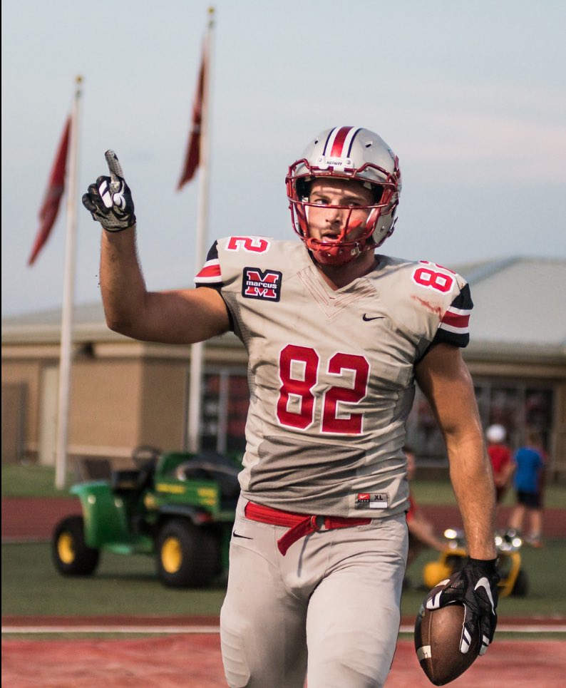 MarcusFootball's tweet photo. With the 176th pick of the 2019 @NFL Draft, the @49ers select . . . @MarcusFootball legend @TheKadenSmith!!! Congratulations to one of the greatest players in our history. We are so proud of you and can’t wait to watch you on Sundays. Good luck! #STCDA #ProtectTheM #NFLDraft https://t.co/vgyJBapyGp