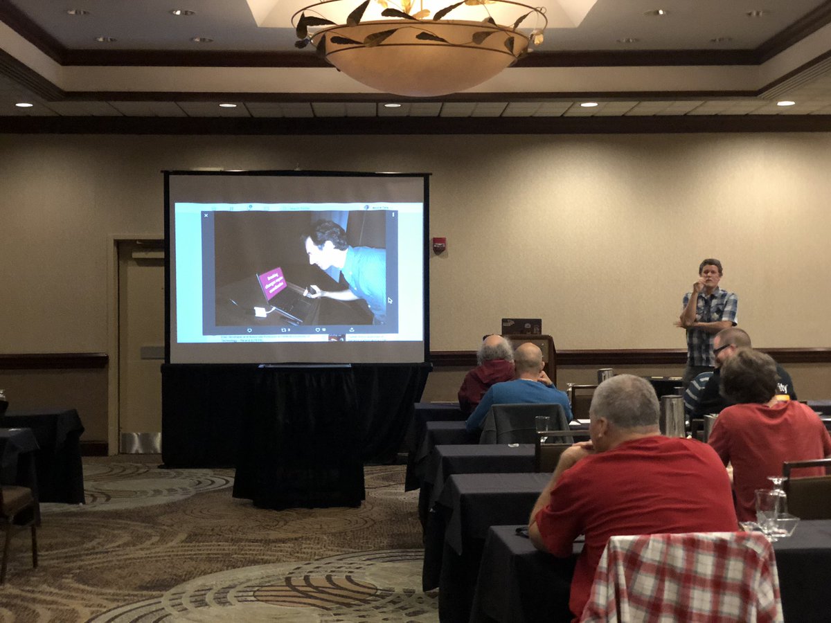 GroxioLearning's tweet image. Great second day of #LambdaSquared in #Knoxville   @redrapids is closing out the afternoon session. #MyElixirStatus @FunctionalKnox