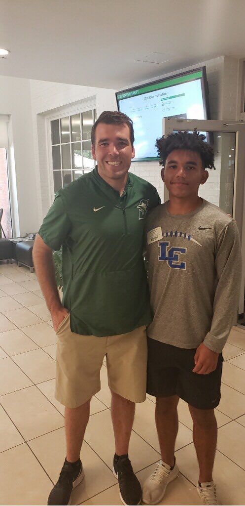 Great visit today at Stetson University today! Thank you @coachroghughes @CoachClayMazza @StetsonFootball