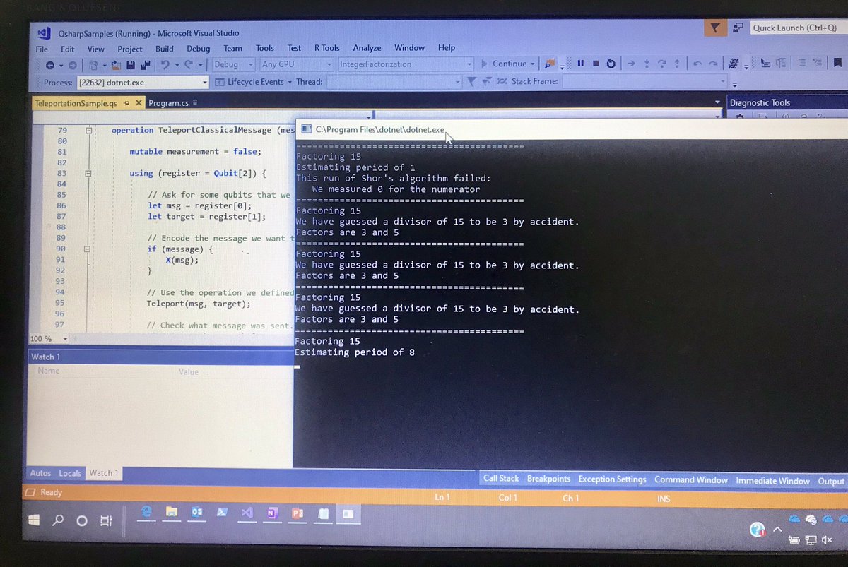 JohnABarreto's tweet photo. Todo listo para dar la charla de Computación Cuántica hoy en el Global Azure Bootcamp 2019 @MSFTQuantum #MicrosoftMVP #ITPROSDC #globalazure #gab2019 #Azure #MVPBuzz https://t.co/5WAyDPa8so