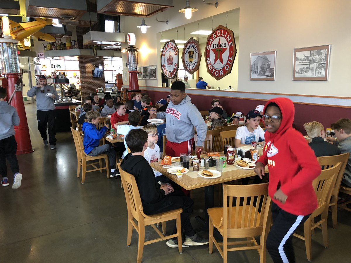 CCPWyoming's tweet photo. After celebrating mass together, the boys enjoyed a delicious buffet dinner https://t.co/tFkawmJnN7