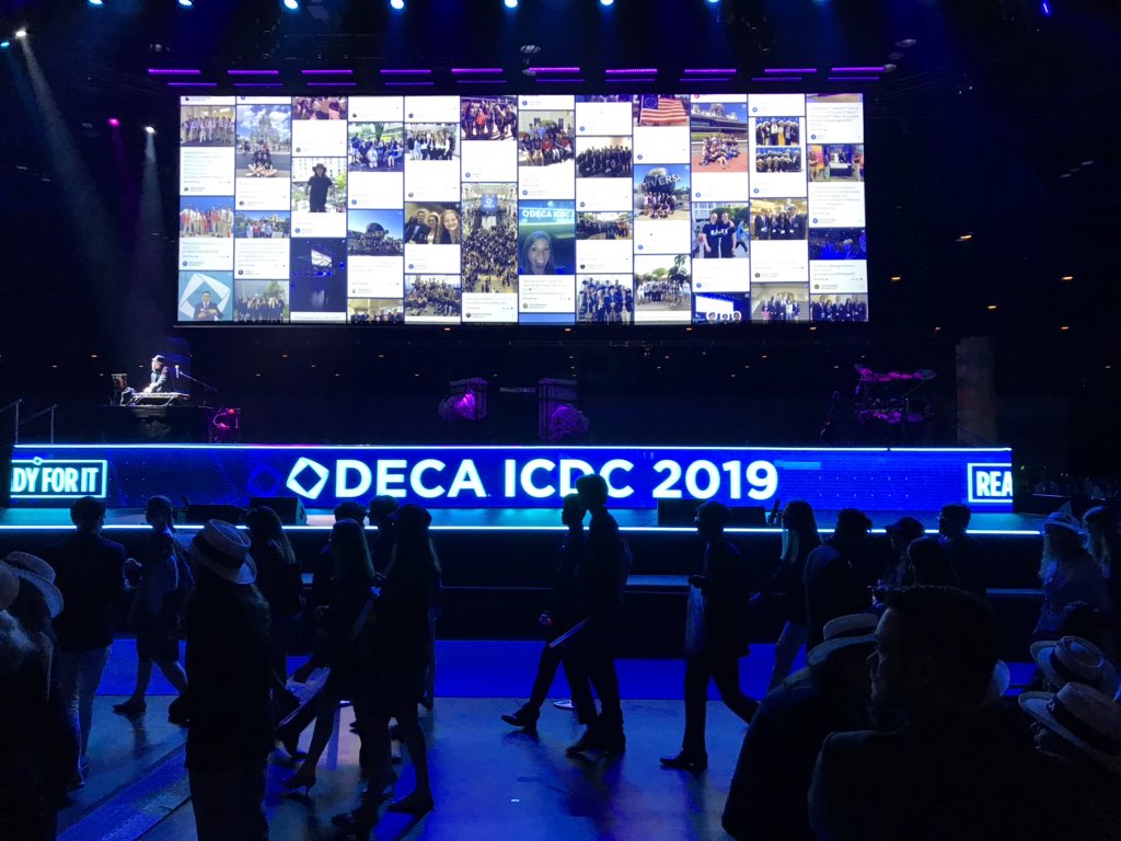 HML DECA IS IN THE HOUSE. ICDC Competition in Orlando. Mr Akil Cole and Franco Hinojosa representing the Trojans.