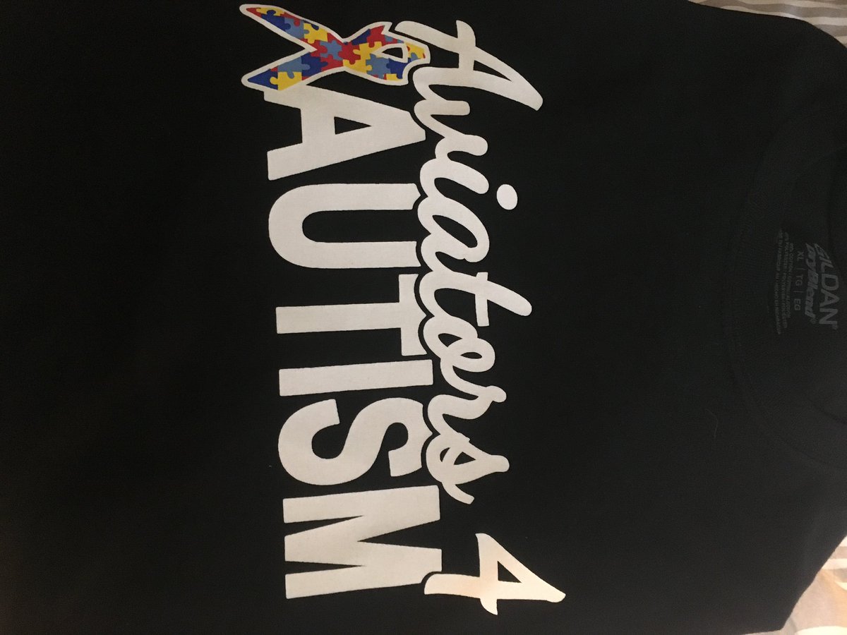 The team raise $600!!! #strikeoutautism #aviators4autism ❤️💙💛