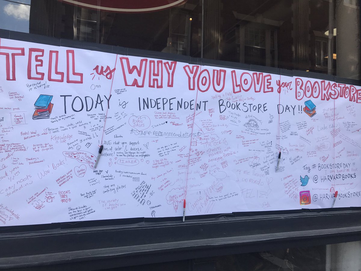 literary_boston's tweet photo. Due to other plans we only hit one store (@HarvardBooks), and not a big haul today (we still have unread books from last IBD). But we satisfyingly followed along with the book nerds here on Twitter. Happy IBD!! #shoplocal #readlocal #ibdboston #everydayisindiebookstoreday https://t.co/JMz1v5pnkv