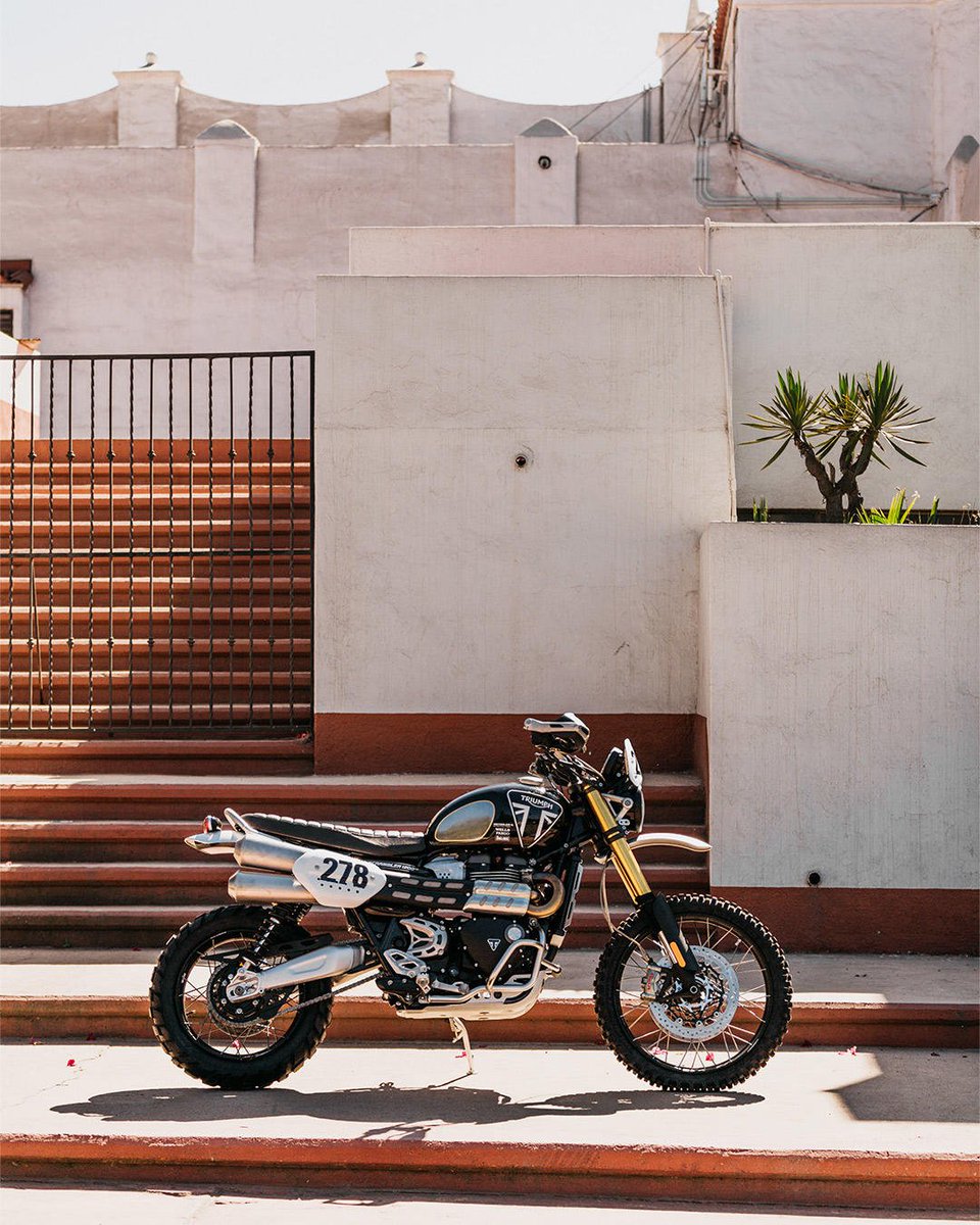 Day 1 at the #Mexican1000 with the #Scrambler1200. Follow along for daily updates on Ernie Vigils progress as he tackles 1,349 grueling miles of Mexico desert. 

#fortheride #scrambler1200XE #triumphamerica