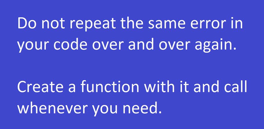 MemeArcana's tweet image. #DRY #CodeReuse #BestPractices #Refactoring
/via Computer Science #{memes} for #{typeOfStudent}