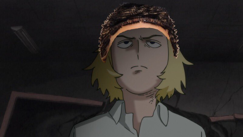 Dimple_bot_'s tweet image. I think Teru likes his new wig. :^)