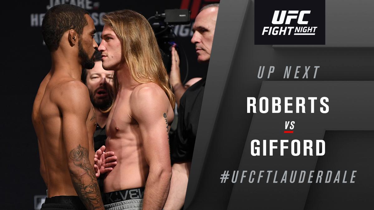 UFC Fight Night 150 Results - Roosevelt Roberts Dominates Thomas Gifford in their UFC Debut, Wins via Unanimous Decision -