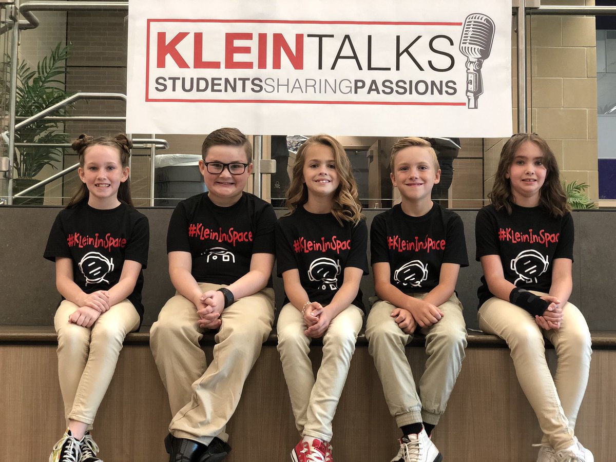 courtney_irvan's tweet photo. Team MAJAH is ready for #KLEINTalks2019! @SchultzKISD @KleinISD https://t.co/gOOgZeGKN7