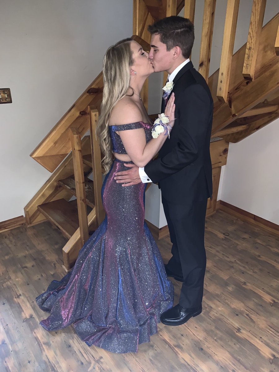 gingerrharriss's tweet photo. We clean up well if I do say so myself 😂💜 https://t.co/04KyETKoJV