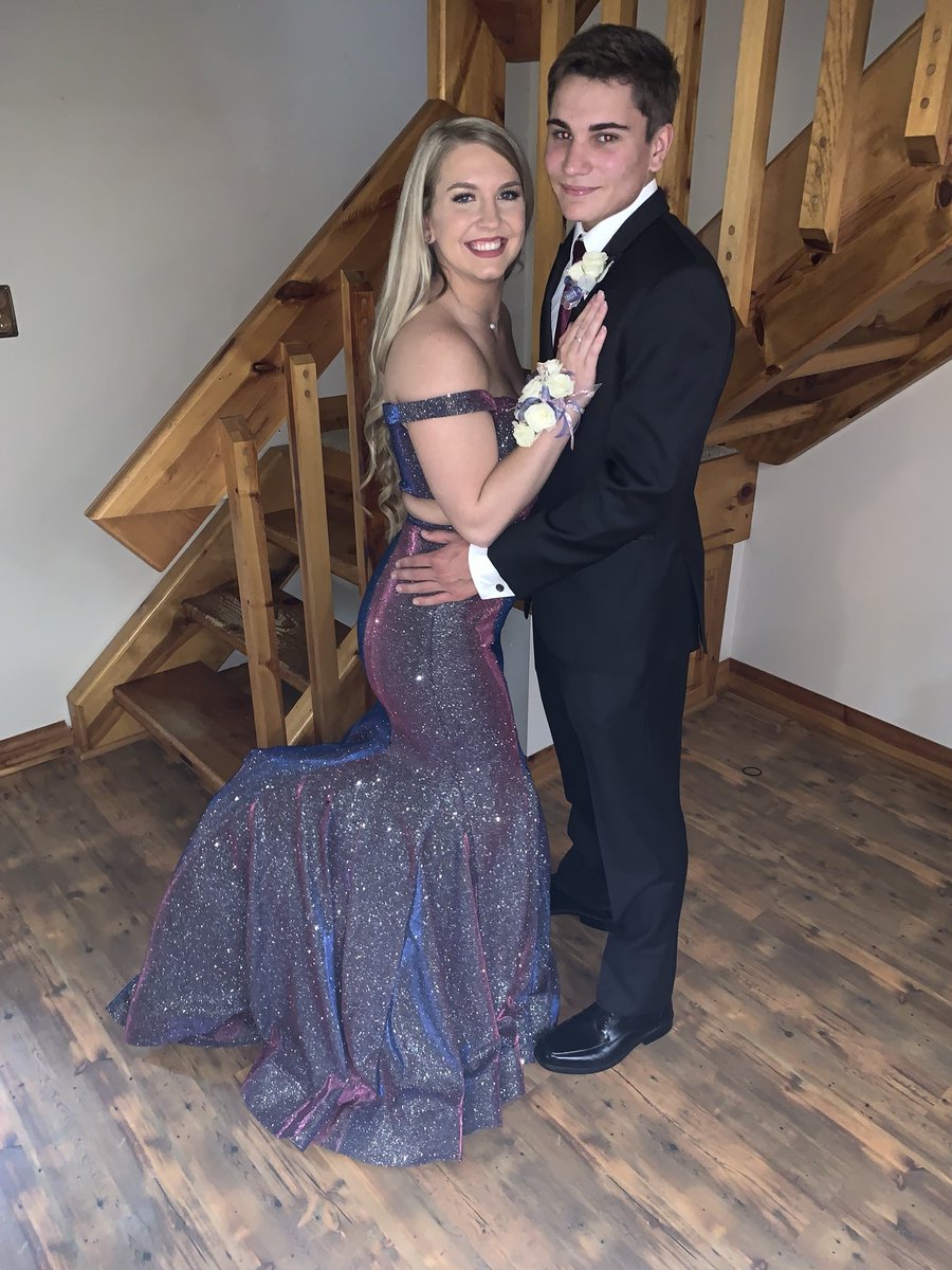 gingerrharriss's tweet photo. We clean up well if I do say so myself 😂💜 https://t.co/04KyETKoJV