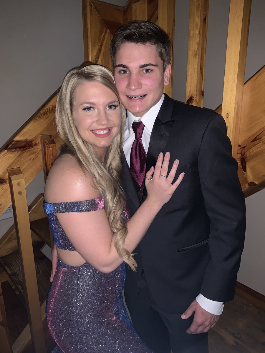 gingerrharriss's tweet photo. We clean up well if I do say so myself 😂💜 https://t.co/04KyETKoJV