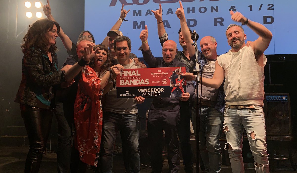 RNRmadmaraton's tweet image. Una edición histórica solo podía tener una final de bandas histórica. Por primera vez, dos grupos ganan el CONCURSO DE BANDAS del #EdpRNRMadrid. Enhorabuena a Los Avaros y a Sarajevo 48 que se van a tocar al #RNRliverpool 💪🏻💪🏻🔥🔥