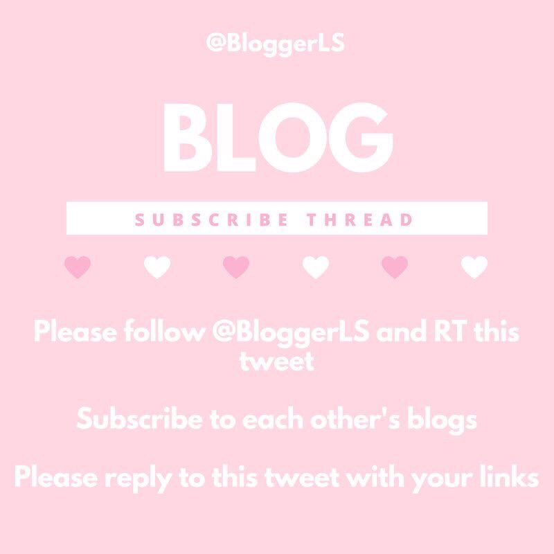 BlogDiscover's tweet image. It’s time for a late night Blog Subscribe thread! 🌸  

Please follow @BloggerLS, RT and leave your links below. 💖  

#BloggerLoveShare 💕