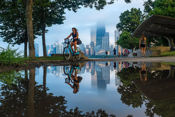 Happy Saturday! Go for a bike ride, take some time to reflect. 🚲🌳 Photo credit: @Photomohammad