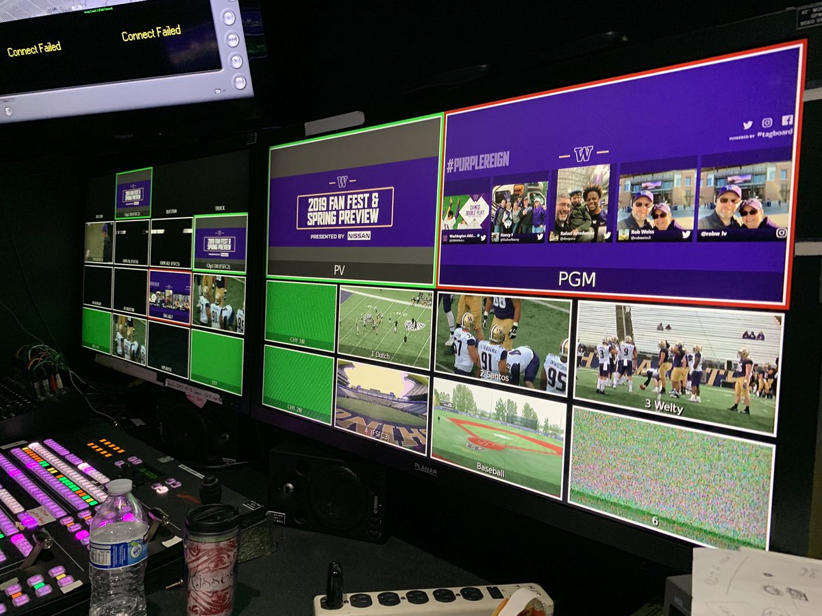 UW Video (@uwvideo) on Twitter photo UW Video providing the Video Board production for the 2019 Football Spring Preview! A glimpse at what to expect from your PAC-12 Champs this fall! <a href="/UWAthletics/">Washington Athletics</a> #godawgs UW Video providing the Video Board production for the 2019 Football Spring Preview! A glimpse at what to expect from your PAC-12 Champs this fall! <a href="/UWAthletics/">Washington Athletics</a> #godawgs