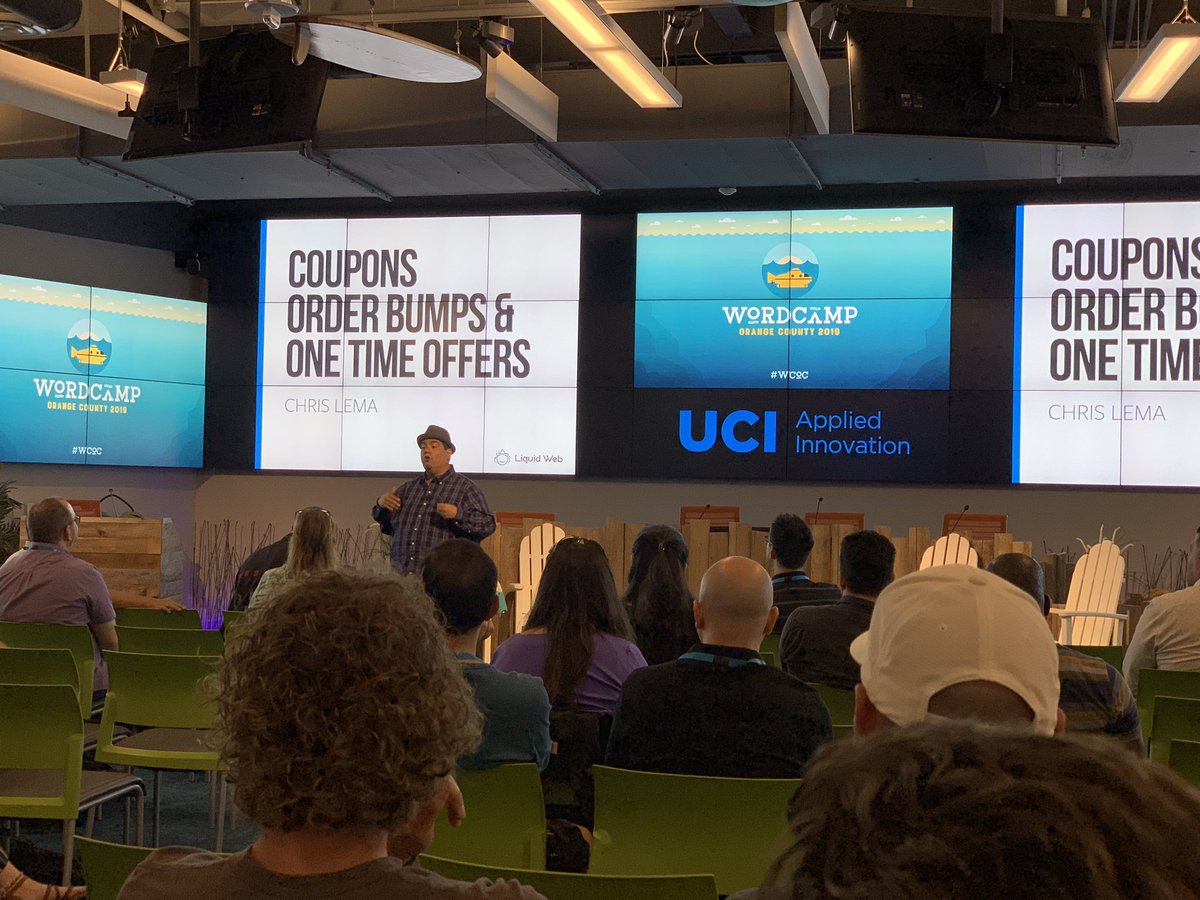 RT <a href="/jenniferbourn/">Jennifer Bourn</a>: Learning about #ecommerce coupons, order bumps, and one time offers with <a href="/chrislema/">Chris Lema</a> at #wcoc
