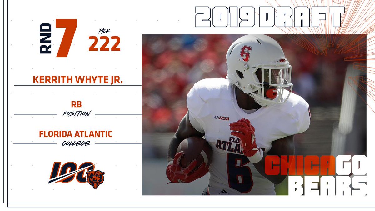 ChicagoBears's tweet photo. Growin' that ground game.

Welcome to Chicago, @Kwhyte_6! 🐻⬇ https://t.co/pXwI4fTWV5