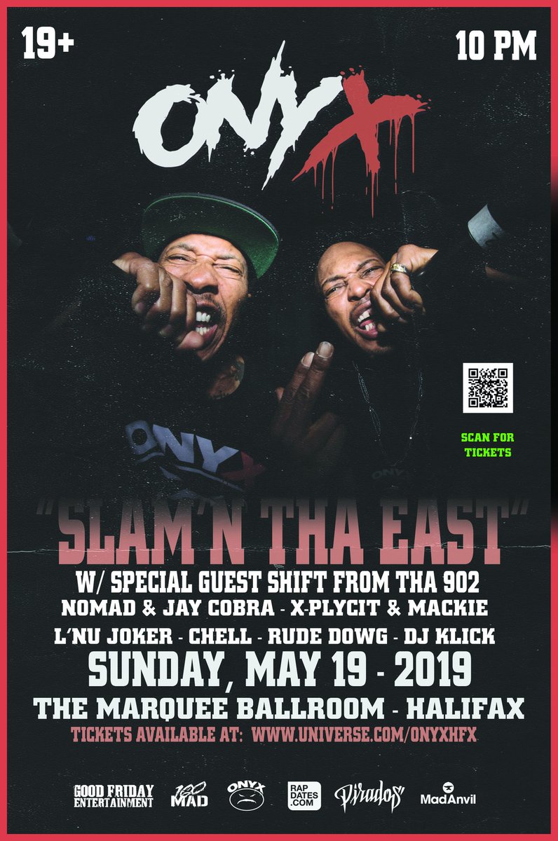 jayoproductions's tweet photo. ONYX LIVE IN HALIFAX
SUN. MAY 19 https://t.co/DEgUwxoy6l