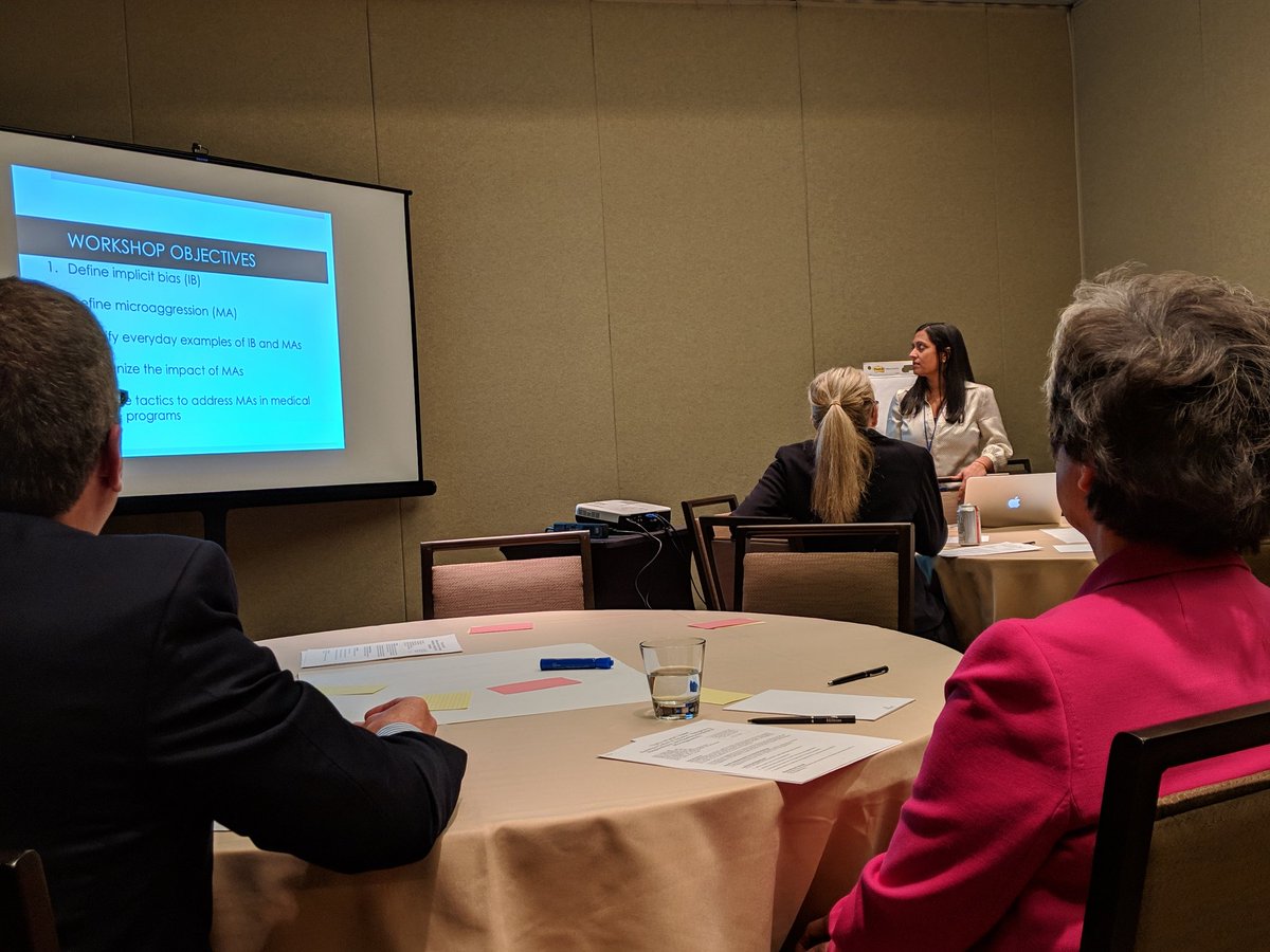 TAinaMDMPH's tweet photo. “That’s not what I meant” -
Building a Culture of Inclusion: Recognizing, Responding to, and Rewriting the Script of Microaggressions #SEASpring2019 workshop. Led by Drs. Birgenheier, Curtis, Drennan, Hagn, and Warrier. https://t.co/FBO9KPKM1t