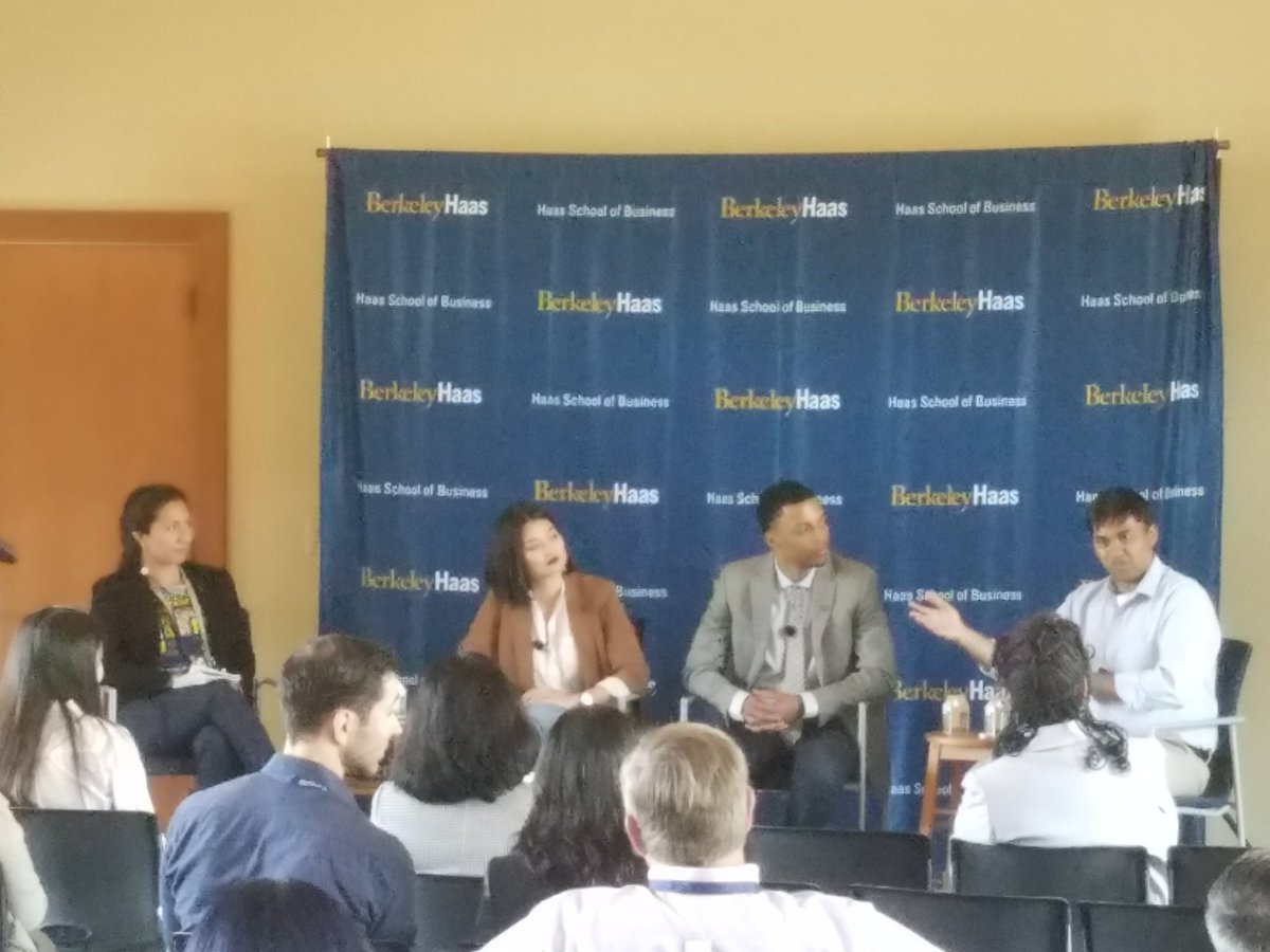 David R. Moren (@davidrmoren) on Twitter photo Fantastic <a href="/BerkeleyHaas/">Haas School of Business</a> panel on Diversity, Equity & Inclusion in the Workplace...from <a href="/AwakenCo/">Awaken</a> trainings in Tech, to Admissions at <a href="/WestPoint_USMA/">U.S. Military Academy at West Point</a>, to HR at <a href="/magoosh/">Magoosh</a>, all these Haasome alumni share their wisdom + go #BeyondYourself.
<a href="/bkparikh/">Bhavin Parikh</a> <a href="/mjmichellekim/">Michelle MiJung Kim (she/her)</a> #HaasReunion Fantastic <a href="/BerkeleyHaas/">Haas School of Business</a> panel on Diversity, Equity & Inclusion in the Workplace...from <a href="/AwakenCo/">Awaken</a> trainings in Tech, to Admissions at <a href="/WestPoint_USMA/">U.S. Military Academy at West Point</a>, to HR at <a href="/magoosh/">Magoosh</a>, all these Haasome alumni share their wisdom + go #BeyondYourself.
<a href="/bkparikh/">Bhavin Parikh</a> <a href="/mjmichellekim/">Michelle MiJung Kim (she/her)</a> #HaasReunion