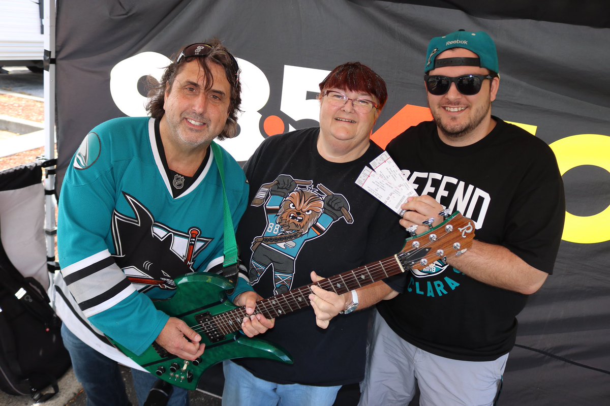 KFOX's tweet image. Congratulations to our ticket winners 🥳 They will be attending the #Sharks game tomorrow night!!! #kfox #classicrock