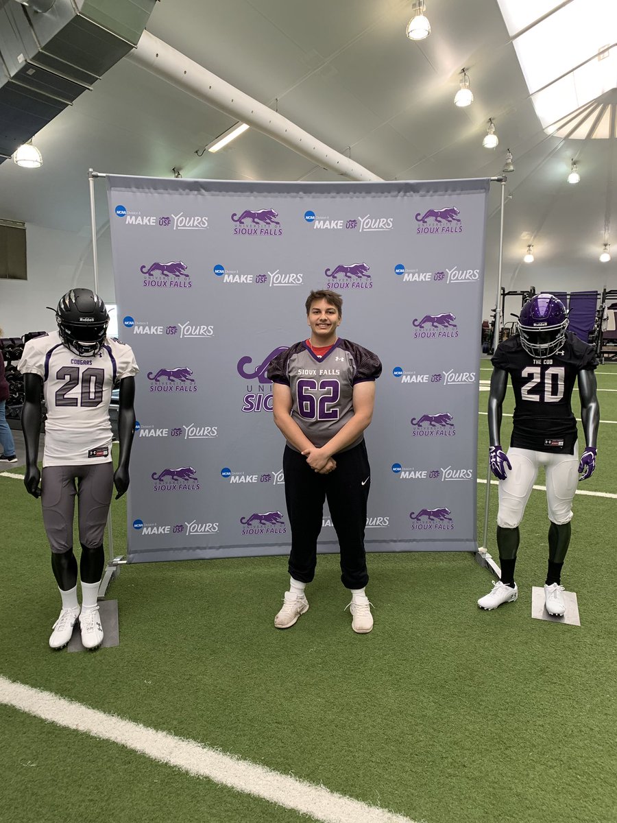 AJ_Hettich's tweet photo. Big thank you to @USFCooFootball for the SPECTACULAR junior day! Thank you @CooCoachA for making it all happen #CooPride #CooStrong https://t.co/B2ulXoGttw