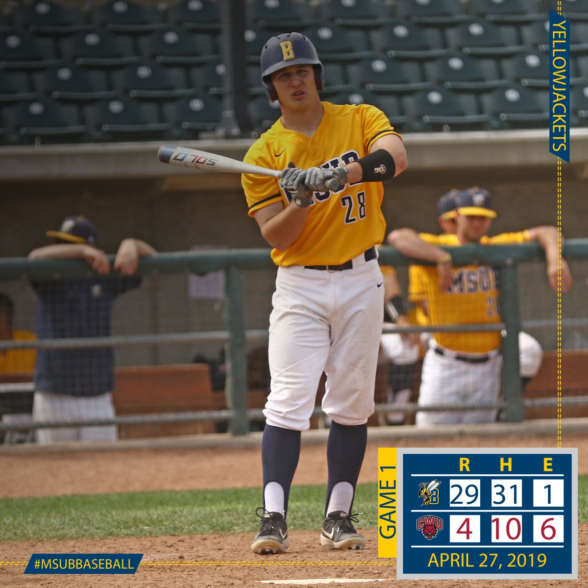 MSUB Baseball tweet media