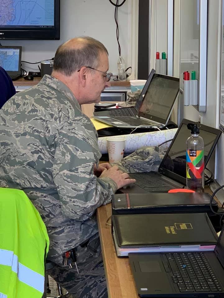 MDWGCAP's tweet photo. @MDWGCAP and @DEWGCAP members continue training with a mock natural disaster during this weekend's @CivilAirPatrol search-and-rescue exercise to be ready when they get the call. #SAREX #CAPexercise https://t.co/LZLbriv230
