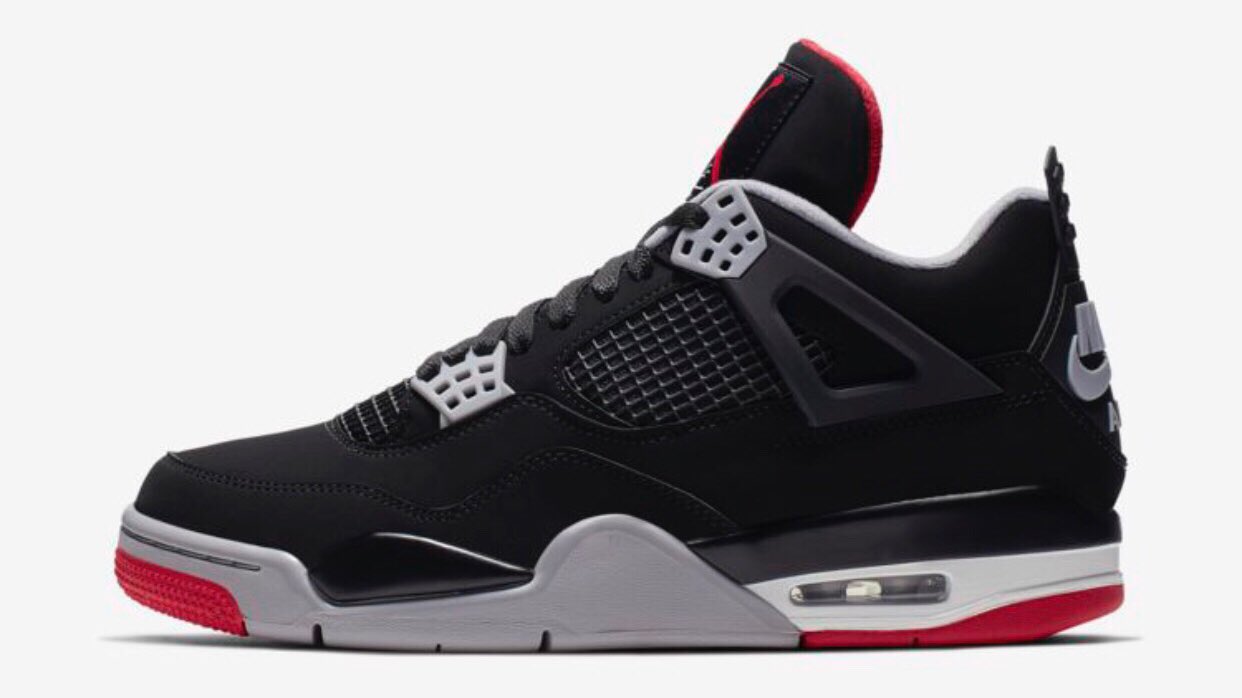Jimmy Jazz on X The Air Jordan IV is back in it s OG Bred colorway with NIKE AIR on the heel to celebrate it s 30th anniversary Dropping Sat 5 4 in full family