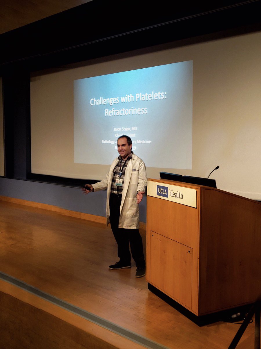 JScapaPathMD's tweet image. Had the honor of presenting this morning (on a Saturday!) to our lab staff for their CEU credits to celebrate the end of #labweek. #pathologistsmatter #iamapathologist #plateletrefractoriness #CEUs