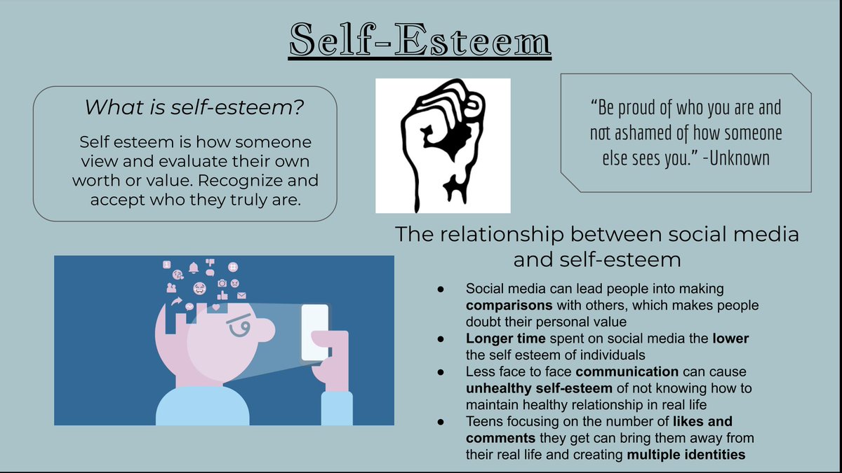 Jojo19526988's tweet image. Don&apos;t let social media affect your #Selfesteem. Stop comparing yourself with others, everyone is unique in all different ways. Sometimes, try to put away your phone and just enjoy the moment you are in. Be #proud of who you are. #SLSSENG2D