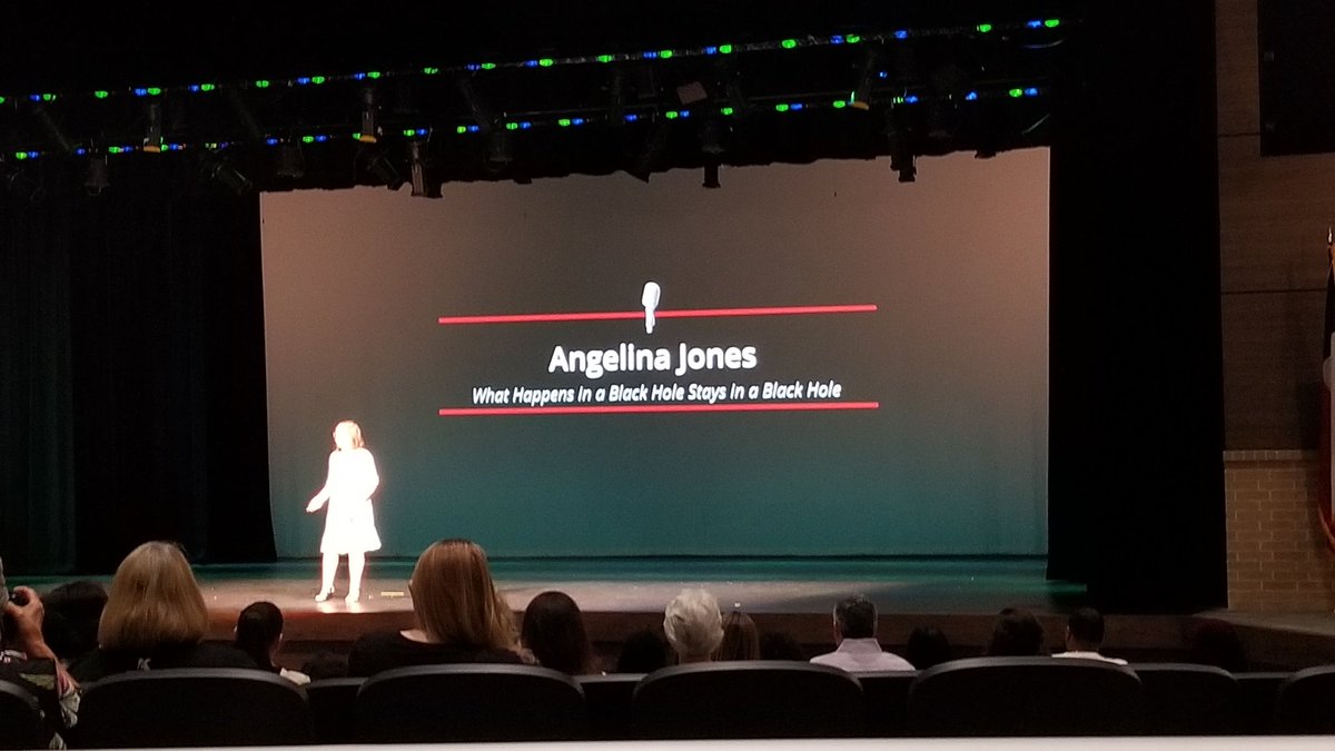 MrsColemanELA's tweet photo. Amazing day at #KLEINTalks2019 !
Loved watching our T-Wolf Angie Jones represent! Black holes and Spaghettification? Wow!
#TWolfMoments https://t.co/FK6SDc3Z7N