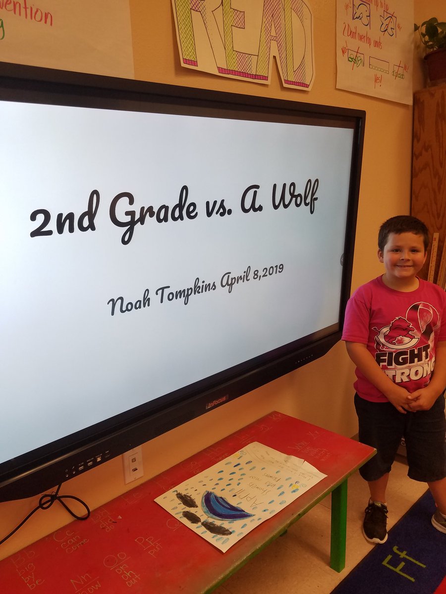YvonnePalacio4's tweet photo. A. Wolf found guilty ! Thank you 2nd grade team for giving these future attorneys a jury to present their cases.  #HeIsBig&amp;Bad! https://t.co/kA4vkx2mjl