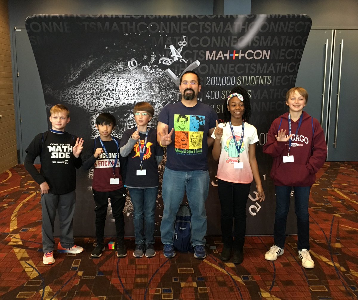 Sneller314's tweet image. Alpha...assemble!!! So proud of these students for making it to the National Finals of #MathCON2019 in Chicago!!! #MISDGT #MyMISD