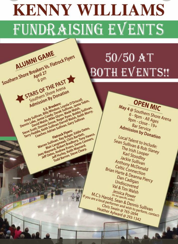 djhlthrashers's tweet photo. Looks like the Thrashers' coaches are taking to the ice this evening, playing with the Southern Shore, against the Flatrock Flyers.  Stay tuned for the results!  #goodluck #gosse #tobin #ryan https://t.co/UiWOtHKTUS