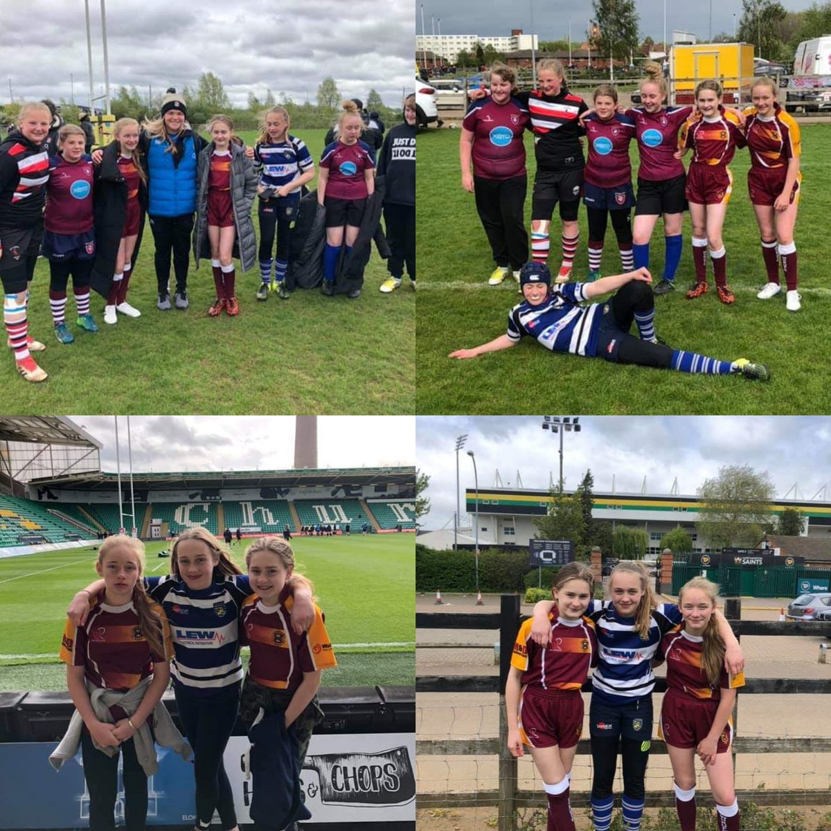 trufclionesses's tweet photo. Thorne and Wheatley baa-baas indulging in an U13'S festival @BTPNorthants before taking in the Tyrrells premier final. Inspring performances by both teams especially #poppycleall
#Premier15s
#Saracens
#Harlequins https://t.co/akd8MFjMbQ