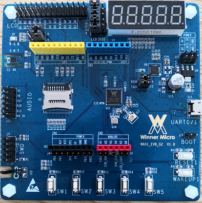 W600chip's tweet photo. Winner Micro’s W601_EVB_G2 evaluation/development board for the W601 Wi-Fi system-on-chip provides I/O breakout, includes a Silicon Labs CP2105 USB-to-UART bridge and an assortment of bells and whistles for prototyping:
👉 https://t.co/6kHzBGfzZf

#W601 #IoT #Arm #WiFi https://t.co/ynUX0tLWGf